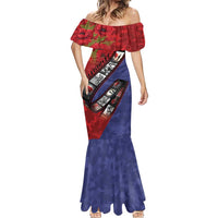 Personalised ANZAC Spirit 1915-2026 Filmstrip Tribute Mermaid Dress Lest We Forget 25 April LT9 - Polynesian Pride