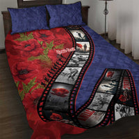 Personalised ANZAC Spirit 1915-2026 Filmstrip Tribute Quilt Bed Set Lest We Forget 25 April