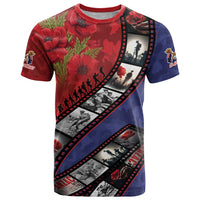 Personalised ANZAC Spirit 1915-2026 Filmstrip Tribute T Shirt Lest We Forget 25 April
