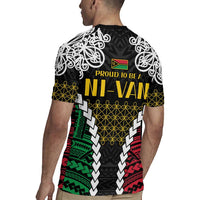 Halo Vanuatu Pride Rugby Jersey Vanuatuan Sand Drawing Pattern