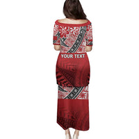 Malo e lelei Tonga Family Matching Puletasi and Hawaiian Shirt Ngatu Tokelau Feletoa Fata Traditional Polynesian Pattern LT9 - Polynesian Pride