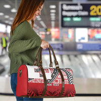 Malo e lelei Tonga Travel Bag Ngatu Tokelau Feletoa Fata Traditional Polynesian Pattern - Polynesian Pride