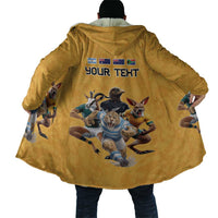 Custom Rugby Southern Hemisphere Cloak Argentina AUNZ South Africa Mascot Gold - Polynesian Pride