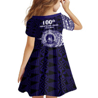 Tonga Queen Salote College 100th Years Family Matching Off Shoulder Maxi Dress and Hawaiian Shirt Est 1926 Tongan Ngatu Tapa LT9 - Polynesian Pride