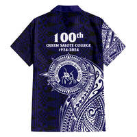 Tonga Queen Salote College 100th Years Family Matching Short Sleeve Bodycon Dress and Hawaiian Shirt Est 1926 Tongan Ngatu Tapa LT9 - Polynesian Pride