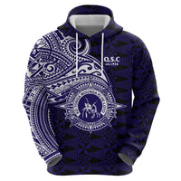 Tonga Queen Salote College 100th Years Hoodie Est 1926 Tongan Ngatu Tapa - Polynesian Pride