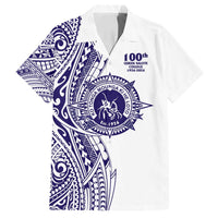 Tonga Queen Salote College 100th Years Family Matching Long Sleeve Bodycon Dress and Hawaiian Shirt White Tonga Kupesi Uniquely Pacific Art LT9 Dad's Shirt - Short Sleeve White - Polynesian Pride