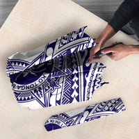 Tonga Queen Salote College 100th Years Umbrella White Tonga Kupesi Uniquely Pacific Art - Polynesian Pride