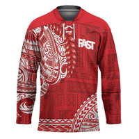 Samoa FAST Hockey Jersey Samoan Motif Patterns - Polynesian Pride