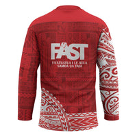 Samoa FAST Hockey Jersey Samoan Motif Patterns - Polynesian Pride