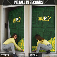 Samoa SUP Door Cover Samoan Motif Patterns LT9 - Polynesian Pride