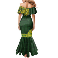 Samoa SUP Family Matching Mermaid Dress and Hawaiian Shirt Samoan Motif Patterns - Polynesian Pride