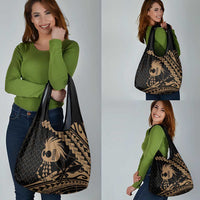 Ikaika Hawaiian Mythic Koa Tribal Warrior Grocery Bag