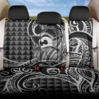 Koa Ikaika Warrior Helmet with Shark Back Car Seat Cover Black Kakau Style LT9 One Size Black - Polynesian Pride
