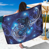 North Island Kokako and South Island Kokako Sarong New Zealand Native Bird with Galaxy Vibe LT9 One Size 44 x 66 inches Galaxy - Polynesian Pride