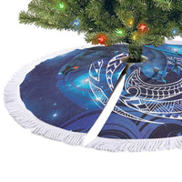 North Island Kokako and South Island Kokako Tree Skirt New Zealand Native Bird with Galaxy Vibe LT9 - Polynesian Pride