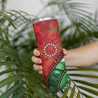 Personalised Cook Islands ANZAC 1915-2026 Filmstrip Skinny Tumbler Lest We Forget 25 April LT9 - Polynesian Pride