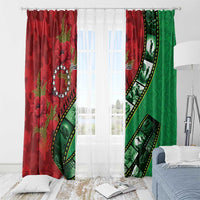 Personalised Cook Islands ANZAC 1915-2026 Filmstrip Window Curtain Lest We Forget 25 April
