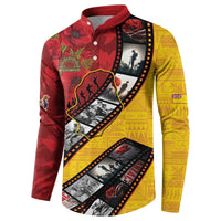 Personalised Niue ANZAC 1915-2026 Filmstrip Button Sweatshirt Lest We Forget 25 April LT9 - Polynesian Pride