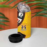 Personalised Niue ANZAC 1915-2026 Filmstrip 4 in 1 Can Cooler Tumbler Lest We Forget 25 April