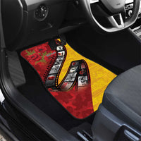 Personalised Niue ANZAC 1915-2026 Filmstrip Car Mats Lest We Forget 25 April