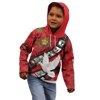 Personalised Tonga ANZAC 1915-2026 Filmstrip Kid Hoodie Lest We Forget 25 April