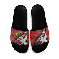 Personalised Tonga ANZAC 1915-2026 Filmstrip Slide Sandals Lest We Forget 25 April