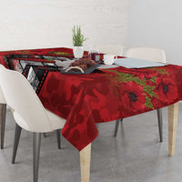 Personalised Tonga ANZAC 1915-2026 Filmstrip Tablecloth Lest We Forget 25 April