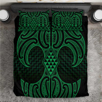 Kakariki Maori Ta Moko Poutama Art Bedding Set