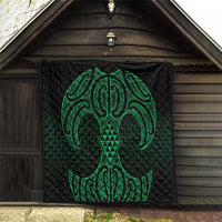 Kakariki Maori Ta Moko Poutama Art Quilt
