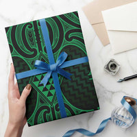 Kakariki Maori Ta Moko Poutama Art Wrapping Paper - Polynesian Pride
