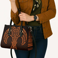 Karaka Maori Ta Moko Poutama Art Leather Bag - Polynesian Pride
