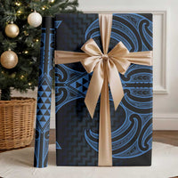 Kikorangi Maori Ta Moko Poutama Art Wrapping Paper - Polynesian Pride