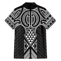 Ma Maori Ta Moko Poutama Art Family Matching Summer Maxi Dress and Hawaiian Shirt LT9 - Polynesian Pride