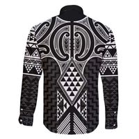 Ma Maori Ta Moko Poutama Art Family Matching Summer Maxi Dress and Hawaiian Shirt LT9 - Polynesian Pride