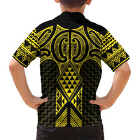 Mahi-dawg Maori Ta Moko Poutama Art Family Matching Puletasi and Hawaiian Shirt LT9 - Polynesian Pride