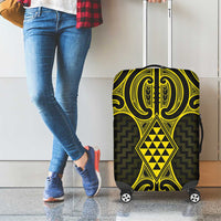 Mahi-dawg Maori Ta Moko Poutama Art Luggage Cover