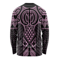 Mawhero Maori Ta Moko Poutama Art Long Sleeve Shirt
