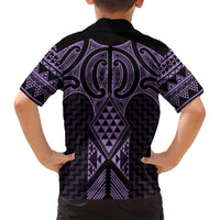 Waiporoporo Maori Ta Moko Poutama Art Family Matching Puletasi and Hawaiian Shirt LT9 - Polynesian Pride