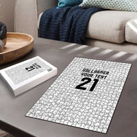 New Zealand Rangatira Custom Puzzle All White Niho Taniwha Maori Tribal - Polynesian Pride