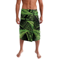 New Zealand Rugby Pacific Personalised Lavalava All Lime Maori Pasifika Fern Pattern LT9 Lime - Polynesian Pride