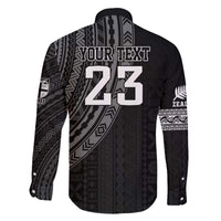 Custom Fiji New Zealand Rugby Family Matching Off The Shoulder Long Sleeve Dress and Hawaiian Shirt Make History Together LT9 - Polynesian Pride
