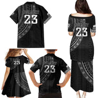 Custom Fiji New Zealand Rugby Family Matching Puletasi and Hawaiian Shirt Make History Together LT9 - Polynesian Pride