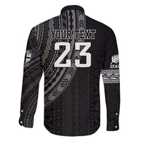 Custom Fiji New Zealand Rugby Family Matching Tank Maxi Dress and Hawaiian Shirt Make History Together LT9 - Polynesian Pride