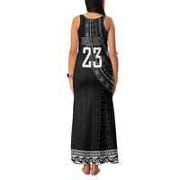 Custom Fiji New Zealand Rugby Family Matching Tank Maxi Dress and Hawaiian Shirt Make History Together LT9 - Polynesian Pride