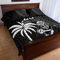 Custom Fiji New Zealand Rugby Quilt Bed Set Make History Together LT9 - Polynesian Pride