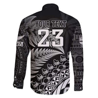 Custom Fiji New Zealand Rugby Family Matching Summer Maxi Dress and Hawaiian Shirt Cibi Dance with Black Fern LT9 - Polynesian Pride