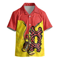 Personalised Papua New Guinea Oro Necklace Kid Hawaiian Shirt Gold Melanesia Traditional Pattern LT9 - Polynesian Pride