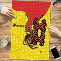 Personalised Papua New Guinea Oro Necklace Puzzle Gold Melanesia Traditional Pattern LT9 Gold - Polynesian Pride