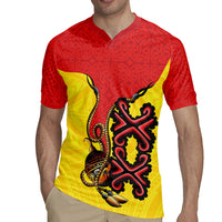 Personalised Papua New Guinea Oro Necklace Rugby Jersey Gold Melanesia Traditional Pattern LT9 - Polynesian Pride